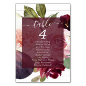 Bloeiende vijgen | Moody Rustic Blossom Gastnamen Kaart (Achterkant)