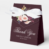 Bloeiende vijgen | Moody rustiek bloemboeket Bedankdoosjes (Voorkant Zijde)