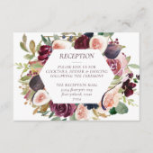 Bloeiende vijgen | Moody rustiek fruit Receptie in Informatiekaartje (Voorkant)