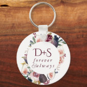 Bloeiende vijgen | Moody rustieke fruitbloesem op Sleutelhanger (Voorkant)