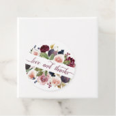 Bloeiende vijgen | Moody Rustieke Liefde en Bedank Bedankjes Labels (In situ)