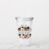 Bloeiende vijgen | Rustieke fruitbloesem Keepsake Acryl Drinkbeker (Voorkant)