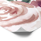 Bloeiende vijgen | Wijnliefhebber Grappige druif f Poster (Hoek)