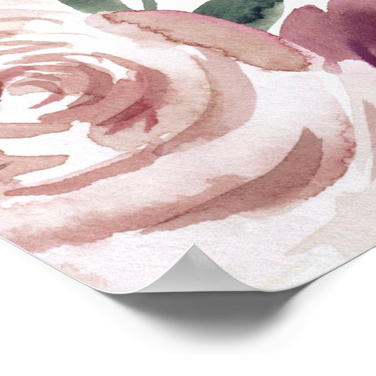 Bloeiende vijgen | Wijnliefhebber Grappige druif f Poster (Hoek)