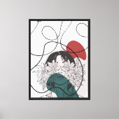 Bloeiende visie canvas afdruk (Voorkant)