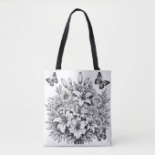 Bloeiende vlinder kleuren tote bag (Voorkant)