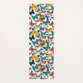 Bloeiende vlinder-print Eco-vriendelijke yogamat (Voorkant)