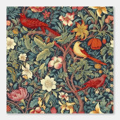 Bloeiende Vogels Behang (Voorkant)