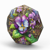 Bloeiende Vogels Voetviooltjes Wildflowers Easter Fotoblokken (Rechts)