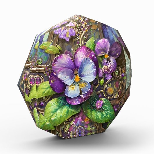 Bloeiende Vogels Voetviooltjes Wildflowers Easter Fotoblokken (Links)