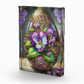 Bloeiende Vogels Voetviooltjes Wildflowers Easter  Fotoblokken (Rechts)