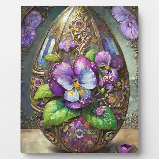 Bloeiende Vogels Voetviooltjes Wildflowers Easter  Fotoplaat (Voorkant)