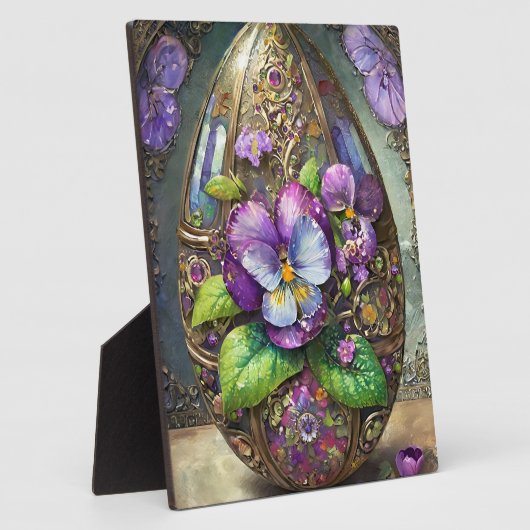 Bloeiende Vogels Voetviooltjes Wildflowers Easter  Fotoplaat (Zijkant)