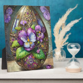 Bloeiende Vogels Voetviooltjes Wildflowers Easter  Fotoplaat (Zijkant)