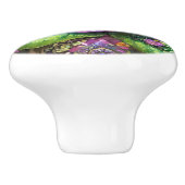 Bloeiende Vogels Voetviooltjes Wildflowers Easter Keramische Knop (Zijkant)