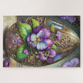 Bloeiende Vogels Voetviooltjes Wildflowers Easter  Legpuzzel (Horizontaal)