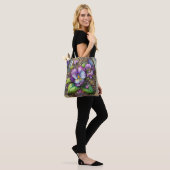 Bloeiende Vogels Voetviooltjes Wildflowers Easter  Tote Bag (Op model)
