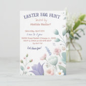 Bloeiende vreugde: een pastelfeest kaart (Staand voorkant)