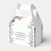 Bloeiende Vreugde – Kleurrijke Bloemen Cadeau Doos Bedankdoosjes (Achterkant)