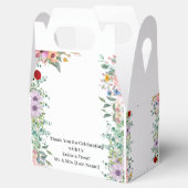 Bloeiende Vreugde – Kleurrijke Bloemen Cadeau Doos Bedankdoosjes (Geopend)