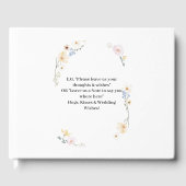 Bloeiende Vreugde – Levendig Meerkleurig Bloemmoti Gastenboek (Voorkant)