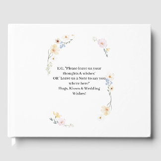 Bloeiende Vreugde – Levendig Meerkleurig Bloemmoti Gastenboek