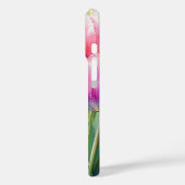 Bloeiende Waterverf Spring Tulip Garden Case-Mate iPhone Case (Achterkant / Links)