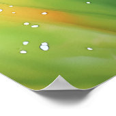 Bloeiende Waterverf Spring Tulip Garden Poster (Hoek)