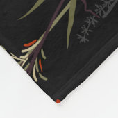 Bloeiende weide Bloemen Hand getrokken Fleece Deken (Hoek)