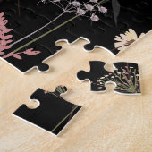 Bloeiende weide Bloemen Hand getrokken Legpuzzel (Zijkant)