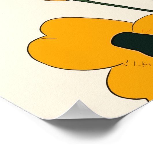 Bloeiende wervelkolom poster (Hoek)