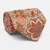  Bloeiende Wijnstok Botanische Print Stropdas (Opgerold)