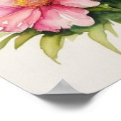 Bloeiende Wildflower Boeket Poster (Hoek)