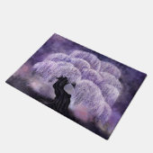 Bloeiende Wisteria Boom Deurmat (Schuin)