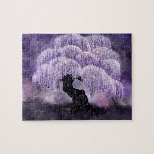 Bloeiende Wisteria Boom Legpuzzel