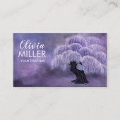 Bloeiende Wisteria Boom Visitekaartje (Voorkant)