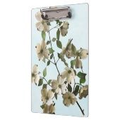 Bloeiende Witte Dogwood Bloemen Klembord (Links)