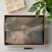 Bloeiende woestijn met bliksem – Surrealistische b Tissuepapier (Geschenk)