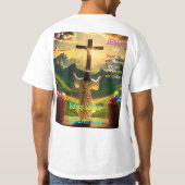 Bloeiende zegeningen: Pasen T-shirt ontwerp (Achterkant)