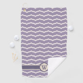 Bloeiende Zigzag Golf Handdoek (Insitu)
