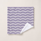 Bloeiende zigzag handdoek set (Wasdoekje)