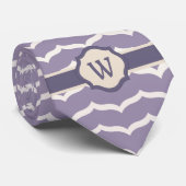 Bloeiende Zigzag Heren Necktie Stropdas (Opgerold)