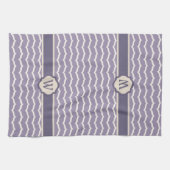 Bloeiende Zigzag keukenhanddoek (Horizontaal)