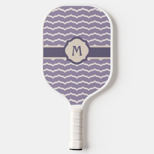 Bloeiende zigzag pickleball paddle (Achterkant)