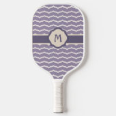 Bloeiende zigzag pickleball paddle (Voorkant)