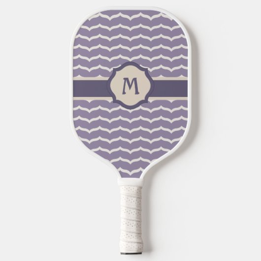 Bloeiende zigzag pickleball paddle (Voorkant)