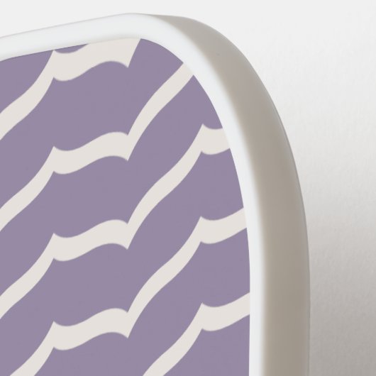 Bloeiende zigzag pickleball paddle (Links Detail)