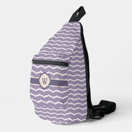 Bloeiende Zigzag Sling Bag (Rechterhoek)
