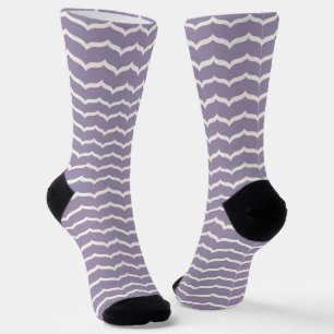 Bloeiende zigzag sokken