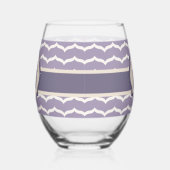 Bloeiende Zigzag Wijnglas Zonder Voet (Rechts)